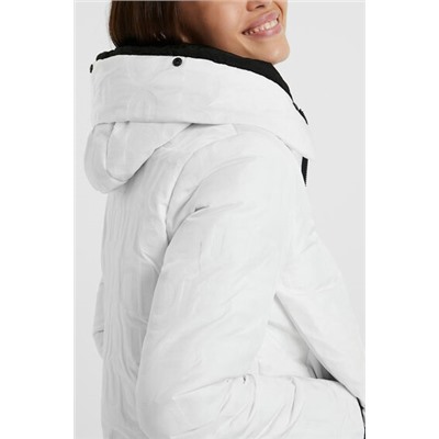 Chaqueta acolchada corta capucha