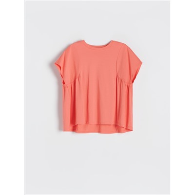 T-Shirt im Boxy-Stil aus Baumwolle