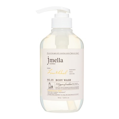 JMELLA IN FRANCE LIME &amp; BASIL BODY WASH Гель для душа "Лайм и базилик" 500мл