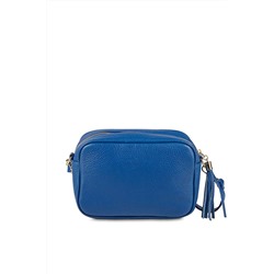 Bandolera de piel Gaby Azul