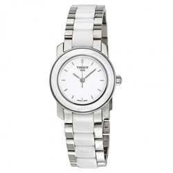 TISSOT T-Trend White Ceramic Ladies Watch T0642102201100