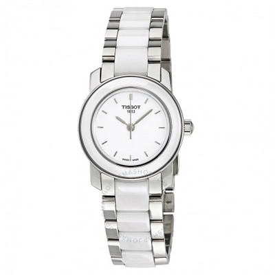 TISSOT T-Trend White Ceramic Ladies Watch T0642102201100