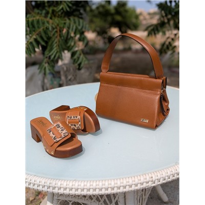КОМБО AC45CUERO + Ab.Zapatos PELLE Milan (930) cuero АКЦИЯ