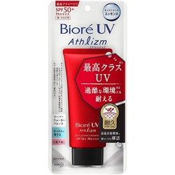 BIORE UV Athlizm Skin Protect Essence водостойкая эссенция  с максимальной защитой от солнца SPF 50+ и PA ++ ++ 70 грамм