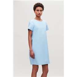DRESS WITH DRAPED BACK