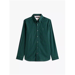 Regular Fit Check Print All-Day Shirt