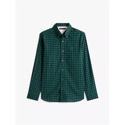 Regular Fit Check Print All-Day Shirt
