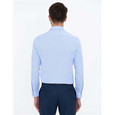 Koyu Mavi Slim Fit Oxford Gömlek