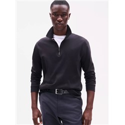 Regular Fit Zip Long-Sleeve Polo