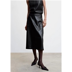 Falda efecto piel -  Mujer | MANGO OUTLET Melilla