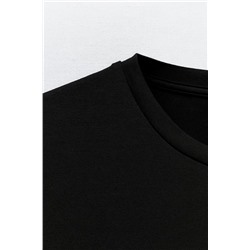CROPPED STRETCH T-SHIRT