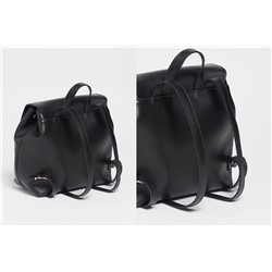 Mochila de piel Maya Negro