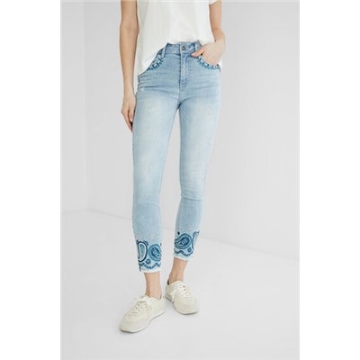 Pantalón vaquero skinny tobillero