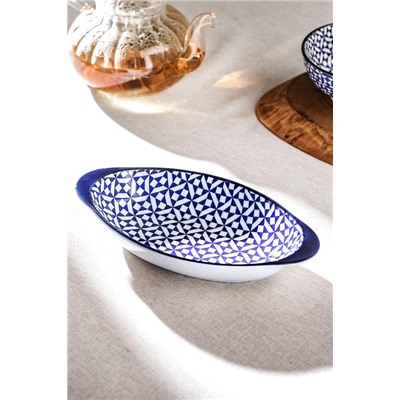 Rêve Bleu Petite Nancy Bone China Kulplu Tabak