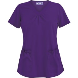 Butter-Soft Scrubs by UA™ Scallop Neck Top