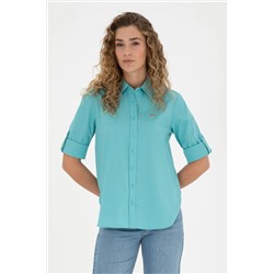 U.S. Polo Assn., Kadın Mint Uzun Kollu Gömlek 50289122-VR090