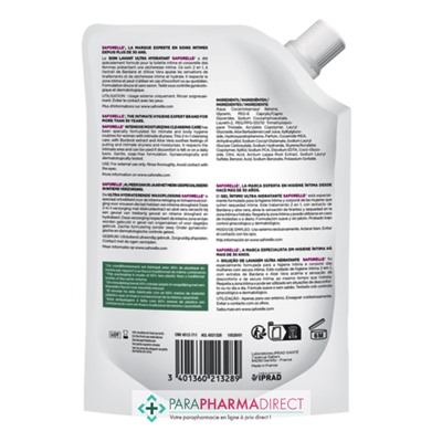 Saforelle Soin Lavant Ultra Hydratant 400ml ECO-RECHARGE