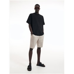 Chino-Shorts mit hohem Leinenanteil
