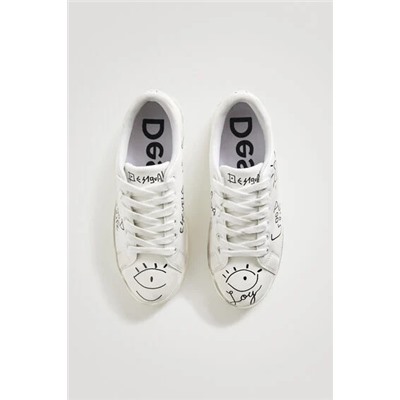 Sneakers mensaje rotulador