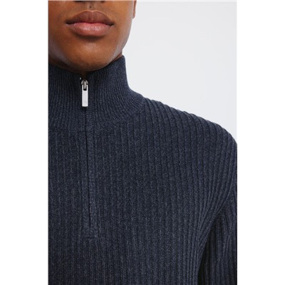 Jersey canalé cremallera