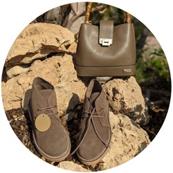 AB.Z. SAFARY LODO+Ab.Zapatos PELLE Bambu (630) taupe АКЦИЯ