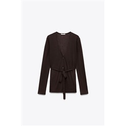 100% WOOL CARDIGAN