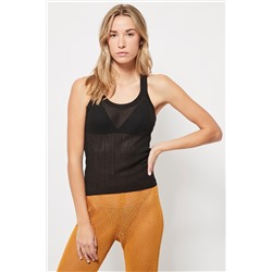 Camiseta de tirantes Negro