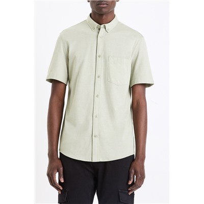 Camisa regular fit - Verde