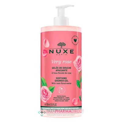 Nuxe Very Rose Gelée de Douche Apaisante 750ml