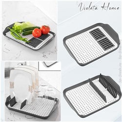 Violeta Home  Lebensmitteltrockner in Weiß/ Anthrazit - (L)41,5 x (B)30 cm
