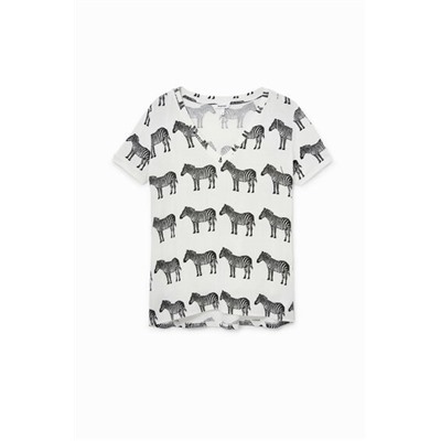 Camiseta manga corta zebras