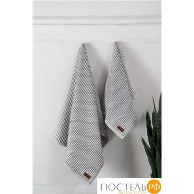Полотенце Вафельное Arya Kira 70x140 Темно-бежевый