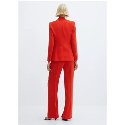 Americana traje recta