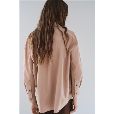 ZW COLLECTION POPLIN SHIRT WITH POCKET