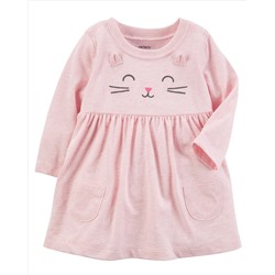 Heathered Kitty Dress