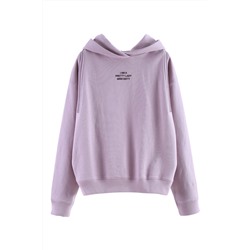Sudadera con capucha Malva