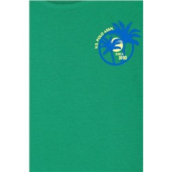 Çocuk Yeşil Bisiklet Yaka Tişört