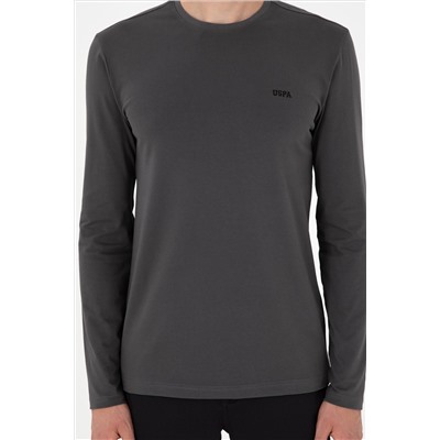 Erkek Antrasit Basic Sweatshirt