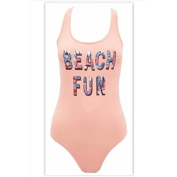 DEEP BEACH Neon Turuncu Yazı Baskılı Mayo Db20037m DB20037M