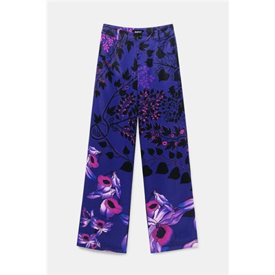 Pantalón pata ancha flores