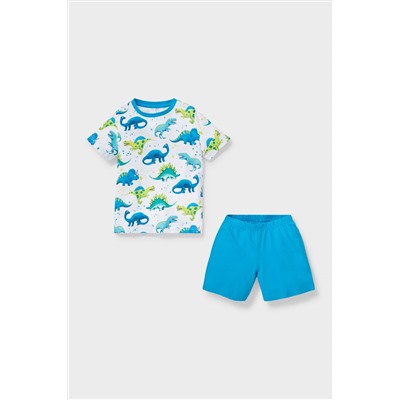 Shorty-Pyjama -Bio-Baumwolle - 2 teilig