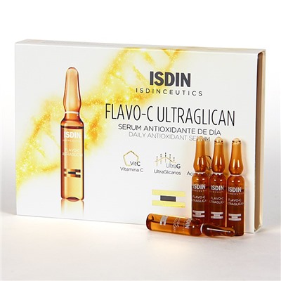 Isdinceutics Flavo-C Ultraglican 10 ampollas
