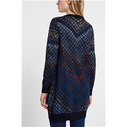 Chaqueta abierta punto fino