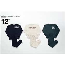 TRACKSUIT SWEATSHIRT AND BOTTOMS SET