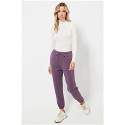 Pantalón jogger regular fit - Violeta