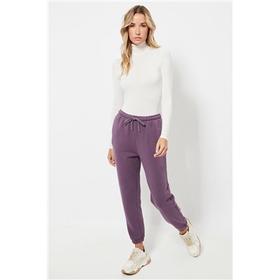 Pantalón jogger regular fit - Violeta