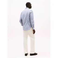 Slim Fit Stripe Print All-Day Shirt