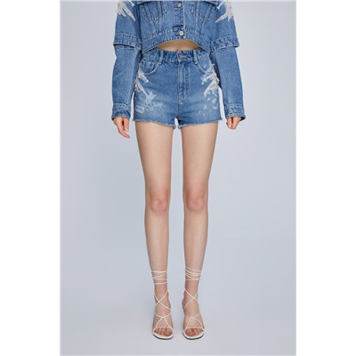 Short vaquero Azul
