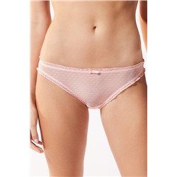 3 braguita Pluma Rosa, blanco y rojo