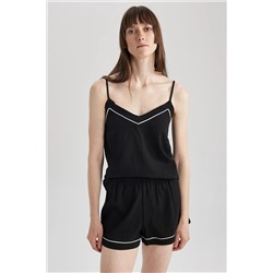 Defacto Fall In Love Regular Fit Askılı Pijama Takımı A4873AX23SM